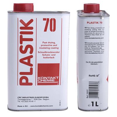 Акриловый лак Kontakt Chemie PLASTIK 70, 1л